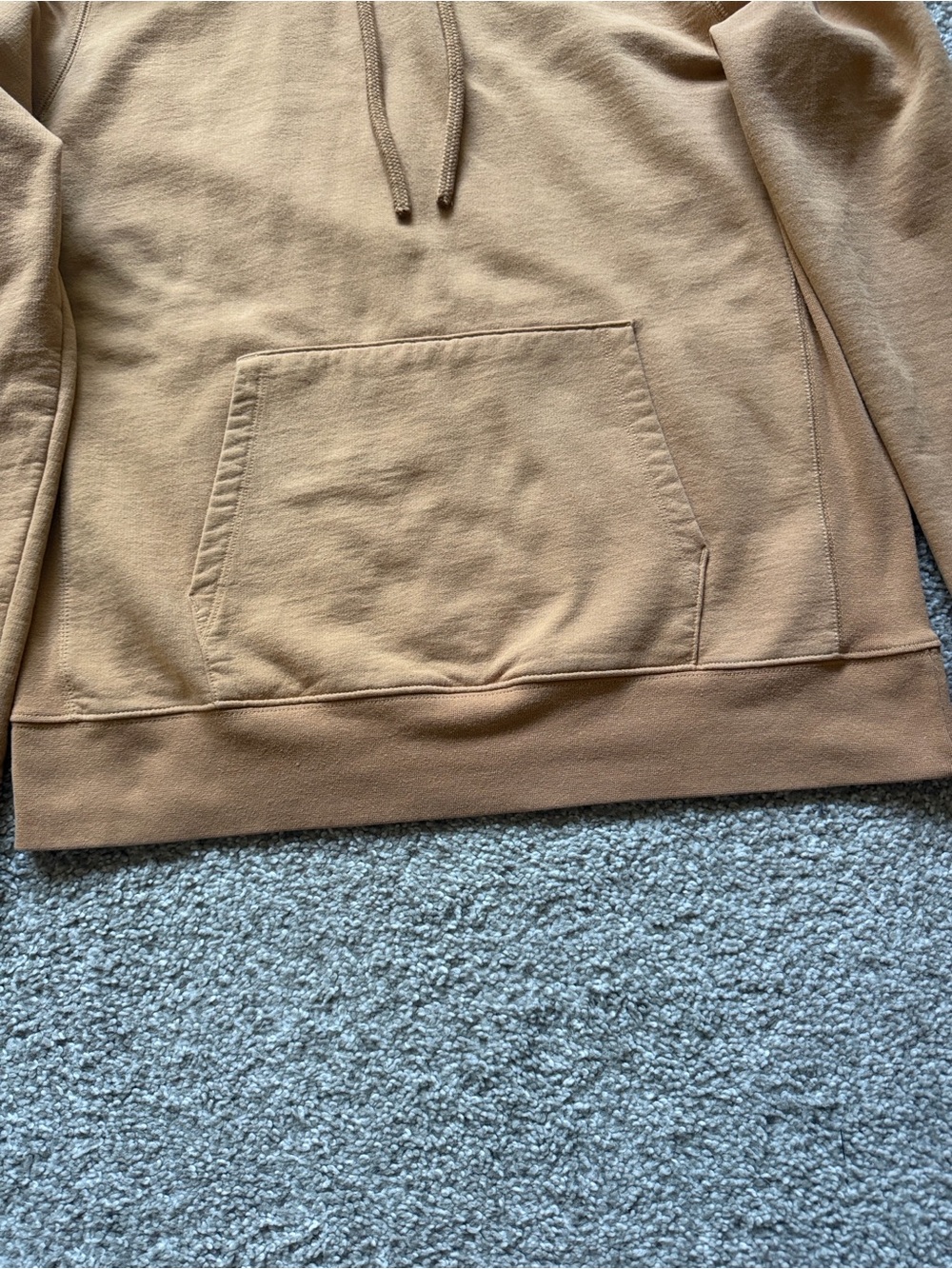 The North Face Men's Tan Pullover Hoodie Heritage Patch Size L - Picture 7 of 10